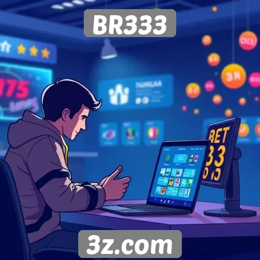 Experiência do usuário no site de jogos BR333